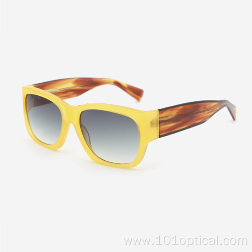 Classic Rectangle Acetate Women's Sunglasses 23A8075